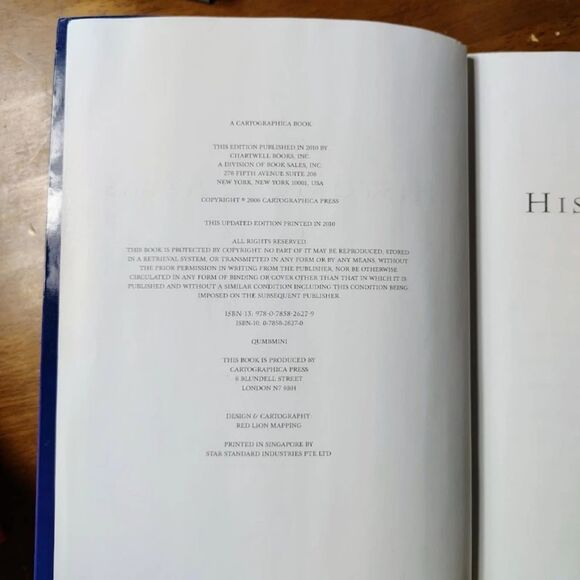 The Historical Atlas Of The Bible Softcover Book 2010 Dr. Ian Barnes - Picture 5 of 5